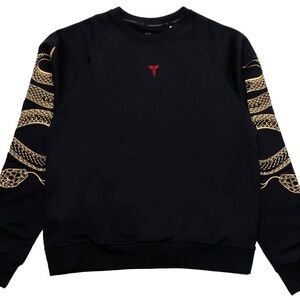 Nike Kobe Year Of The Mamba Tech Therma-Fit Crewneck Sweatshirt HQ4697-010 Sz M